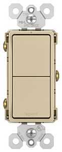 Pass & Seymour Radiant 2 Single-Pole Switch, 15A, 125-Volt, Ivory