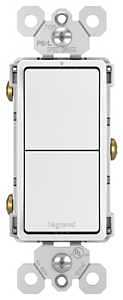 Pass & Seymour Radiant 2 Single-pole Switch, 15a, 120/277v, White, Model Rcd11wcc6
