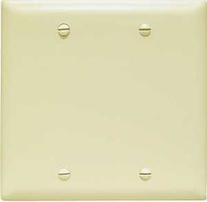 Pass & Seymour Ivory Blank Nylon Wall Plate