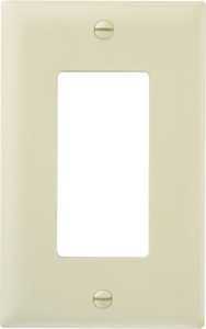 Tp26icc100 1-gang Ivory Decorator Wall Plate, Nylon, Standard Size