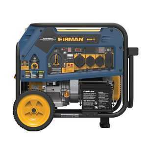Firman Hybrid Series T08072 Tri-Fuel Portable Generator with Co-Alert, 33 A, 120/240 V, 10,000/9050 wGasoline, Natural Gas, Propane