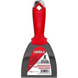 Level5 5-504 Joint Knife, 4 in W Blade, Stainless Steel Blade, Solid Grip Handle, Polypropylene Handle