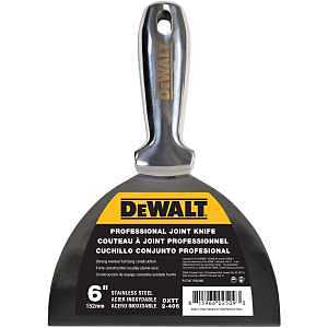 DEWALT DXTT-2-406 6‑Inch Stainless Steel Joint Knife with Full‑Tang Precision Blade