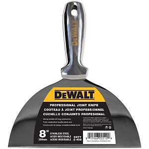 DEWALT DXTT-2-408 8‑in W‑Shaped Joint Knife – Full‑Tang Stainless Steel Blade with Ergonomic Grip