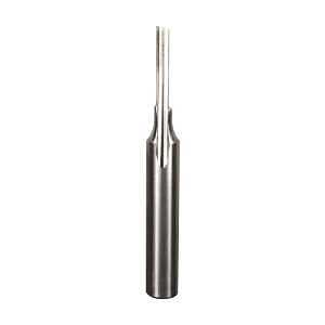 Freud 71-040 O-Flute Straight Bit, 1/8 in Dia Cutter, 1/2 in L Cutting, 2 in OAL, 1/4 in Dia Shank, 1-Cutter, Carbide