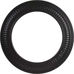 Imperial BM0094 Stove Pipe Collar, 6 in Dia, Steel, Black, Matte