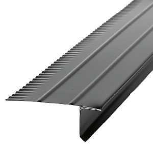 Black Aluminum 4.5" Stand‑Eave Drip Edge – Amerimax