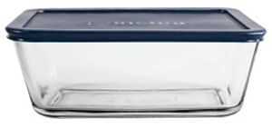 Anchor Hocking 4‑3/4‑Cup Glass Food Storage Container with Secure Lid – Stackable & Microwave Safe