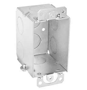 Southwire G601-BR-UPC Welded Wall Box, 1-Gang, Steel