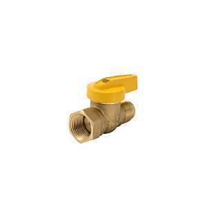 ProLine Series 7701G Series 114-523HN 1-Piece Straight Gas Valve, 1/2 in Connection, Flare x FIP, 14 to 125 psi Pressure