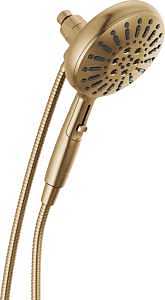 Delta Lumicoat, SureDock 54910-CZ-PR-PK Magnetic Hand Shower, 1/2 in Connection, 1.75 gpm, 7-Spray Function, Metal