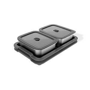 Weber 3400220 Grill Prep and Serve Kit, Stainless steel, For: Weber Works Side Table or XL Side Tables