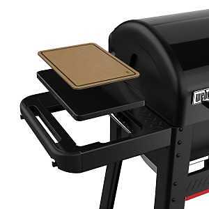 Weber Weber Works 3400665 Side Table, Steel, Black, For: Searwood and Weber Smoque Models
