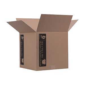 Duck 280349 Kraft Box, 14 in L, 14 in W, 32 lb, Brown
