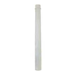 Hb&G 45090 Column, 8 ft H, Round, Tapered, Fiberglass Reinforced Polymer, White