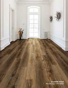 Healthier Choice Flooring CVP106R04 Flooring Plank, 60 in L, 9 in W, Pressed Bevel Edge, Stone Polymer Composite/Vinyl