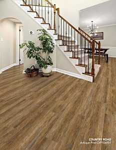 Healthier Choice Flooring CVP106R01 Flooring Plank, 60 in L, 9 in W, Pressed Bevel Edge, Stone Polymer Composite/Vinyl