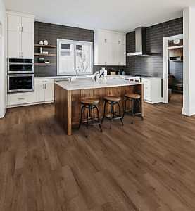 Healthier Choice Flooring HCL803C06 Laminate Flooring Plank, 4-Sided Bevel Profile, Wood, Five Peaks, 48 in L, 7.7 in W