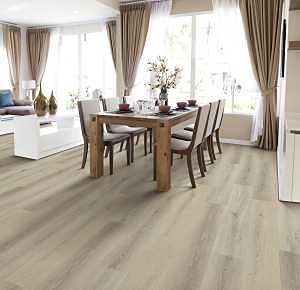 Healthier Choice Flooring HCL803C03 Laminate Flooring Plank, 4-Sided Bevel Profile, Wood, Lakeview, 48 in L, 7.7 in W