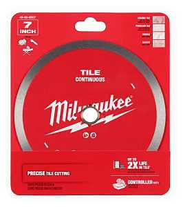 Milwaukee 49-93-9507 Saw Blade, 7 in Dia, DM-7/8 in-5/8 in Arbor, Continuous Rim