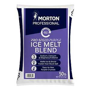 Morton F178810002G Ice Melt Blend, Purple, 50 lb