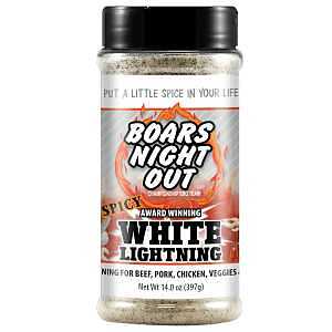 Boar's Night Out OW86531 Rub, Spicy White Lightning, 14 oz Can