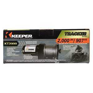Keeper KT2000 Series Winch, 2000 lb, Electric, 12 VDC
