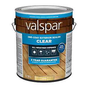 Valspar VLC028069-16 Waterproof Sealer, Transparent, Liquid, Clear, 1 gal