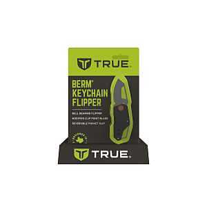 True BERM Series TRU-FMK-0013 Keychain Knife, 1-1/2 in L Blade, Stainless Steel Blade