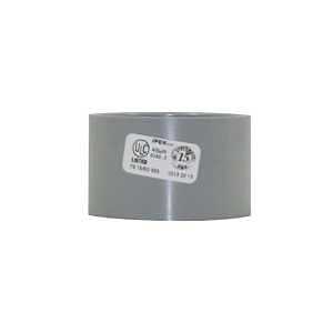 Homerite System 15 Series 326517 DWV Coupling, 2 in, Hub, PVC, Gray, SCH 40 Schedule