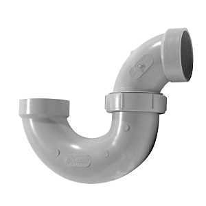 Homerite System 15 Series 326525 DWV P-Trap Union, 2 in, Hub x Hub, PVC, Gray