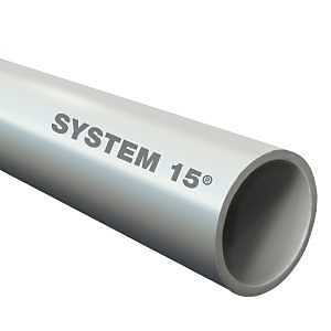 IPEX System 15 010021 DWV Pipe, 2 in, 6 ft L, SCH 40 Schedule, PVC, Light Gray