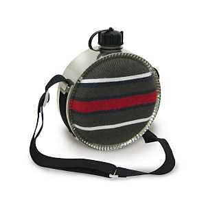 Outdoor 280 Blanket Covered Desert Canteen, 2 Quart Capacity