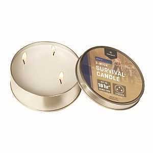 Stansport Stn-59009 3-wick Survival Candle - 36 Hour Burn Time