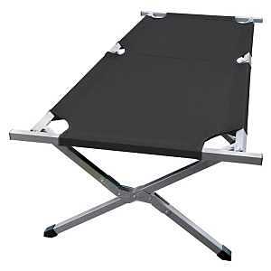Stansport G-27 Cot, 80 in L, 30 in W, Steel Frame, Polyester
