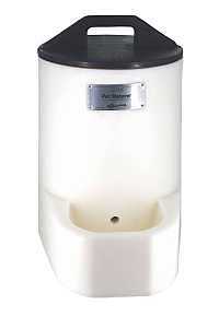 Gallagher A1001 Dog Waterer, One-Size, 5 gal Volume, Polyethylene, White