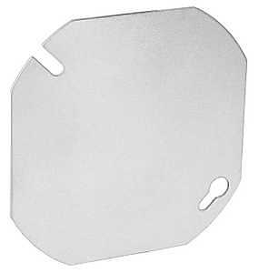 4 Inch Blank Gray Round Box Cover For Electrical Junction Boxes