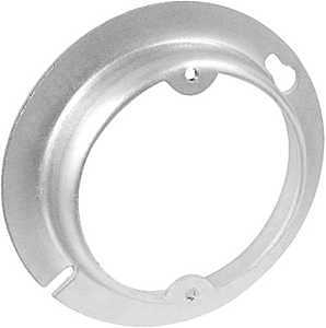 Southwire 54C3-UPC Fixture Ring, 4 in W, Round, Steel, Silver, Galvanized
