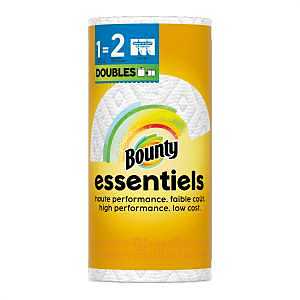 Bounty Essentials Select-A-Size Series 80810311 Paper Towel, 11 in L, 5.9 in W, 2-Ply