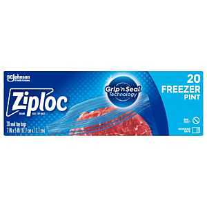 Ziploc® Freezer Bag Pint 20 CT