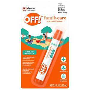 OFF! KIT Bite and Itch Relief, 0.5 oz Dauber Pen, Compositions: Benzocaine, Camphor, Phenol, Propylene Glycol