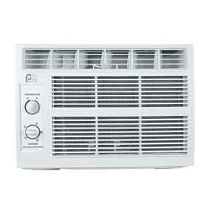 Perfect Aire 5PMC5000 Air Conditioner, 115 V, 5000 Btu Cooling, 100 to 150 sq-ft Coverage Area, Mechanical Control