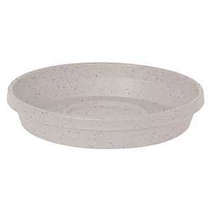 Bloem STT1482 Terra Saucer, 14 in Dia, Round, Plastic, Vanilla Bean