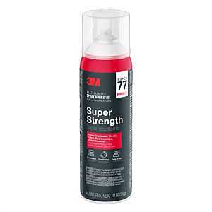 Super 77 77-18OZ Multi-Purpose Spray Adhesive, Clear, 18 oz