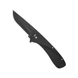 Outdoor Edge RazorSafe® VX Series VX130B-C Everyday Carry Knife, 3 in L Blade, Stainless Steel Blade, Black Handle