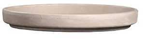 Border Concepts 805453 German Waterproof Saucer, 3-1/2 in Dia, Clay, Granite