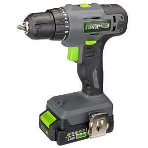 Genesis G20MAX GLCD2038B 2-Speed Drill/Driver, Battery Included, 20 V, 1.5 Ah, 3/8 in Chuck, Single Sleeve Chuck