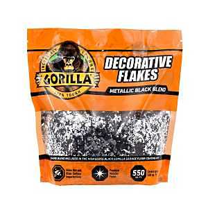 Gorilla 118514 Interior/Exterior Concrete Additive, Solid, Metallic Black, 16 oz