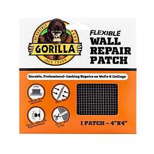 Gorilla 116379 Flexible Wall Repair Patch, Solid, White