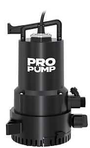 PRO PUMP UT25PLD Utility Transfer Pump, 1/2 hp, Thermoplastic